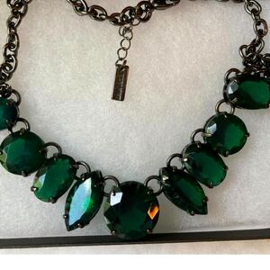 Jewelmint RARE Emerald Green Necklace